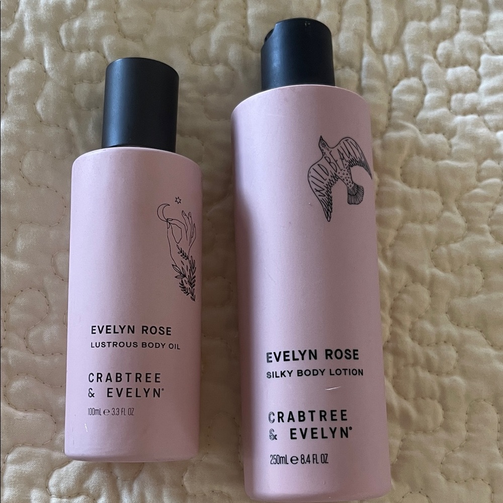 Crabtree & Evelyn Evelyn Rose Body Care Duo